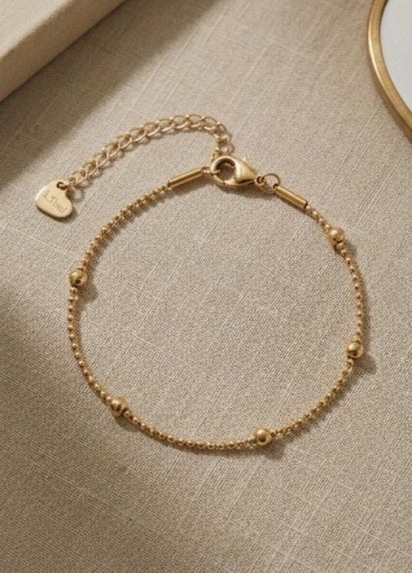 Bracelet Chaîne de Cheville Doré — Acier Inoxydable