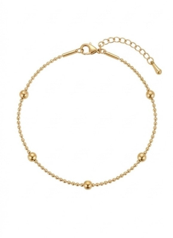 Bracelet Chaîne de Cheville Doré — Acier Inoxydable